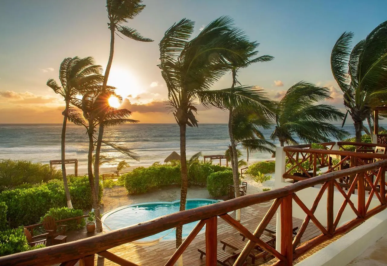 Beachfront Villa Playaaekun Tulum Mexico